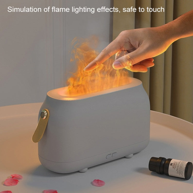 Simulation Flame Aromatherapy Humidifier Bedroom Ambient Light, Color: Green - free shipping - PMC TechLife - Order now!