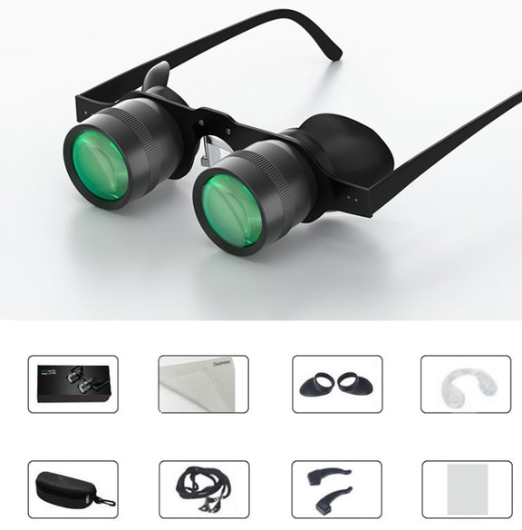 D-1548 10x HD Adjustable Focus Fishing Binoculars,Spec: With Red Polarised Lens