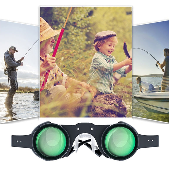 D-1548 10x HD Adjustable Focus Fishing Binoculars,Spec: With Grey+Yellow Polarised Lens
