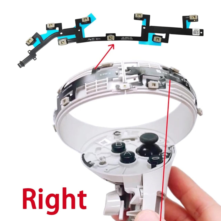 For Meta Quest 2 Locating Ring Flex Cable Left Without Light -  by PMC TechLife | Online Shopping South Africa | PMC TechLife | Buy Now Pay Later Mobicred