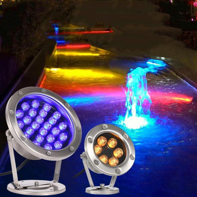 LED Underwater Light Pool Fish Pond Fountain Water-resistant Landscape Light 12W(7 Colors)