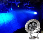LED Underwater Light Pool Fish Pond Fountain Water-resistant Landscape Light 12W(7 Colors)