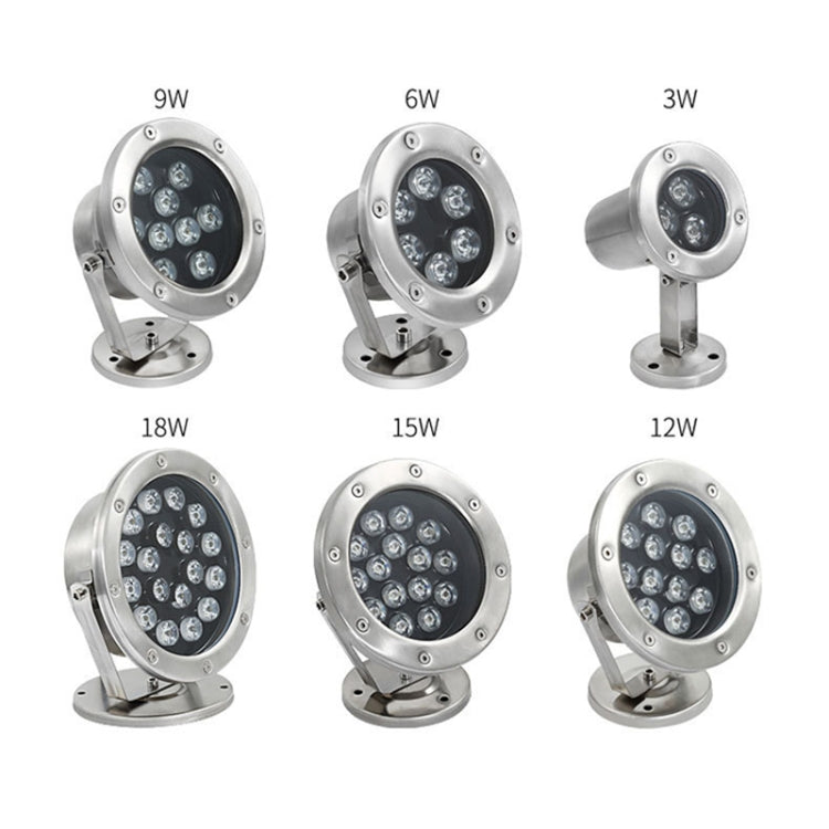 LED Underwater Light Pool Fish Pond Fountain Water-resistant Landscape Light 12W(7 Colors)