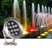 LED Underwater Light Pool Fish Pond Fountain Water-resistant Landscape Light 24W(Green)