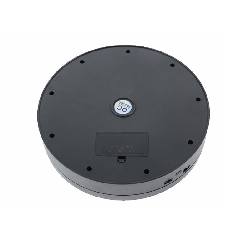 32cm Electric Turntable for Photography With Speed Direction Adjustment, Color: Golden Mirror