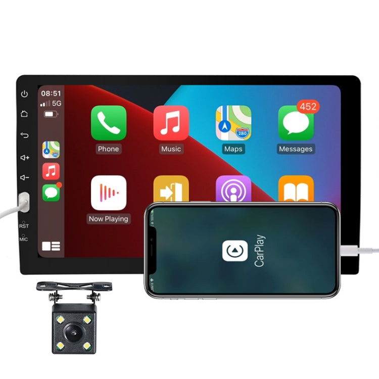 Q3570 9 inch Carplay Single Spindle MP5 Player, Style: Standard+4 Light Camera - Car MP3 & MP4 & MP5 by PMC TechLife | Online Shopping South Africa | PMC TechLife | Buy Now Pay Later Mobicred
