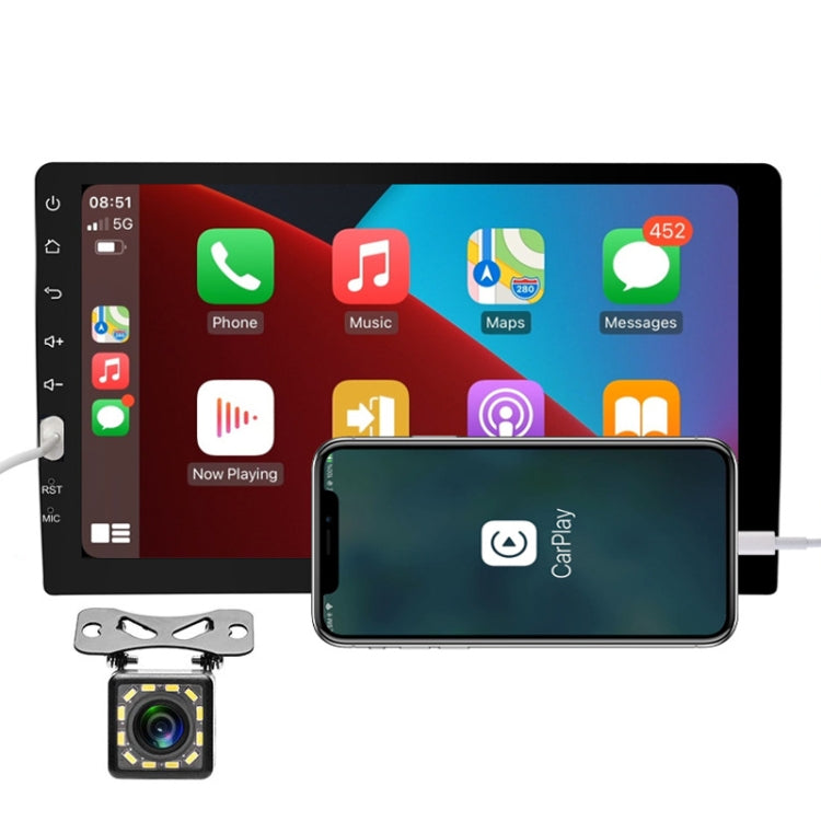 Q3570 9 inch Carplay Single Spindle MP5 Player, Style: Standard+12 Light Camera - Car MP3 & MP4 & MP5 by PMC TechLife | Online Shopping South Africa | PMC TechLife