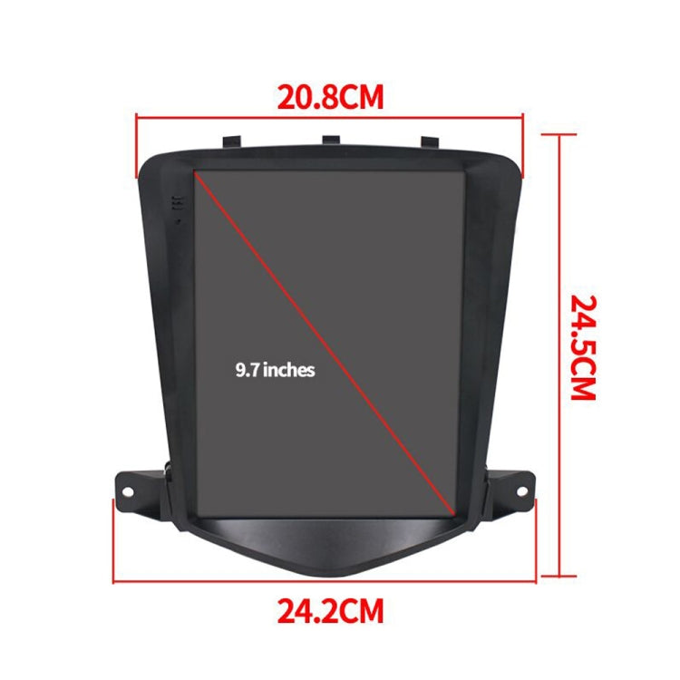 For Chevrolet Cruze 9.7 inch Navigation Integrated Machine, Style: Standard(1+16G)