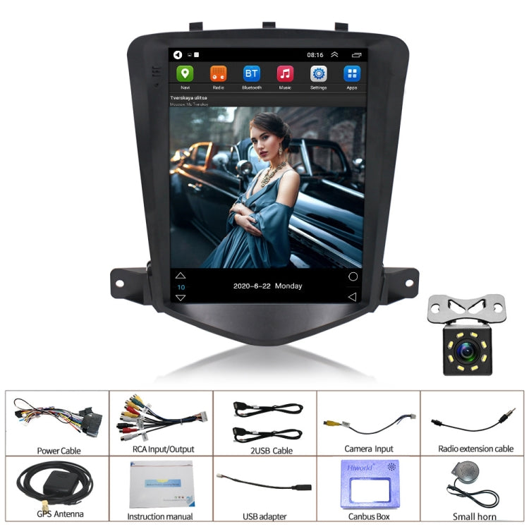 For Chevrolet Cruze 9.7 inch Navigation Integrated Machine, Style: Standard+8 Light Camera(2+32G) - Car MP3 & MP4 & MP5 by PMC TechLife | Online Shopping South Africa | PMC TechLife | Buy Now Pay Later Mobicred