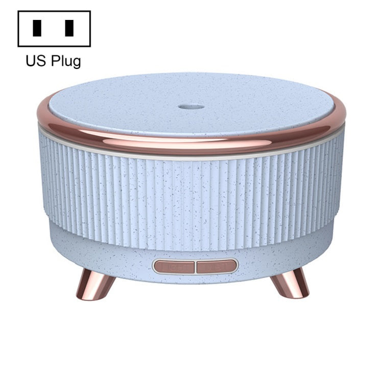 Ultrasonic Aromatherapy Diffuser Humidifier Essential Oil Diffuser US Plug(Blue Flower Dot) - free shipping - PMC TechLife - Order now!
