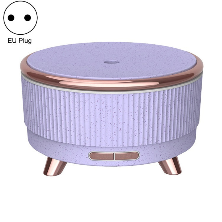Ultrasonic Aromatherapy Diffuser Humidifier Essential Oil Diffuser EU Plug(Purple Flower Dot) - free shipping - PMC TechLife - Order now!