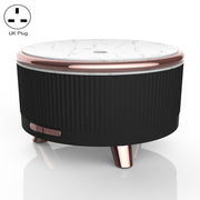 Ultrasonic Aromatherapy Diffuser Humidifier Essential Oil Diffuser UK Plug(Advanced Black)