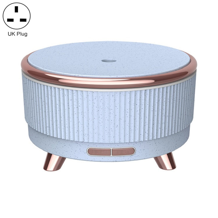 Ultrasonic Aromatherapy Diffuser Humidifier Essential Oil Diffuser UK Plug(Blue Flower Dot) - free shipping - PMC TechLife - Order now!