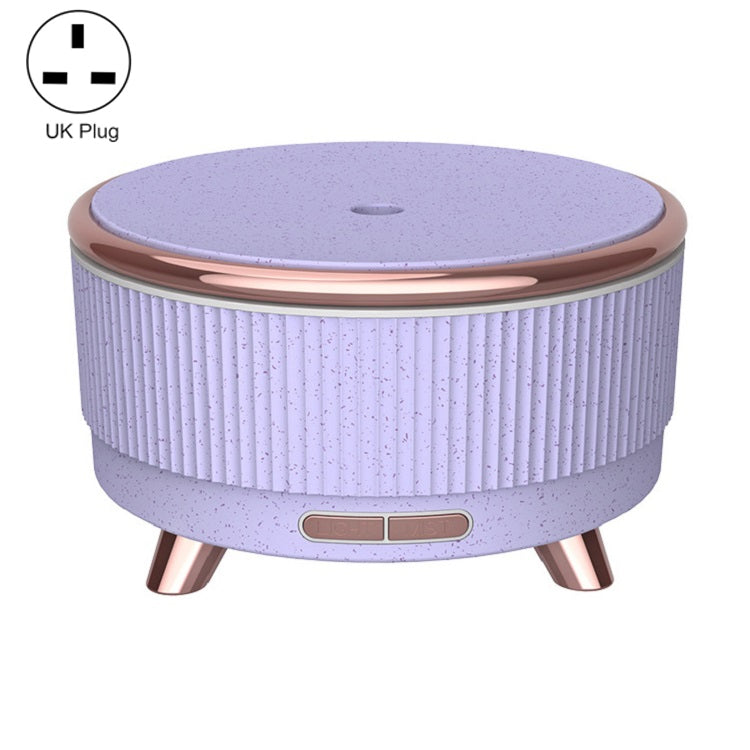 Ultrasonic Aromatherapy Diffuser Humidifier Essential Oil Diffuser UK Plug(Purple Flower Dot) - free shipping - PMC TechLife - Order now!
