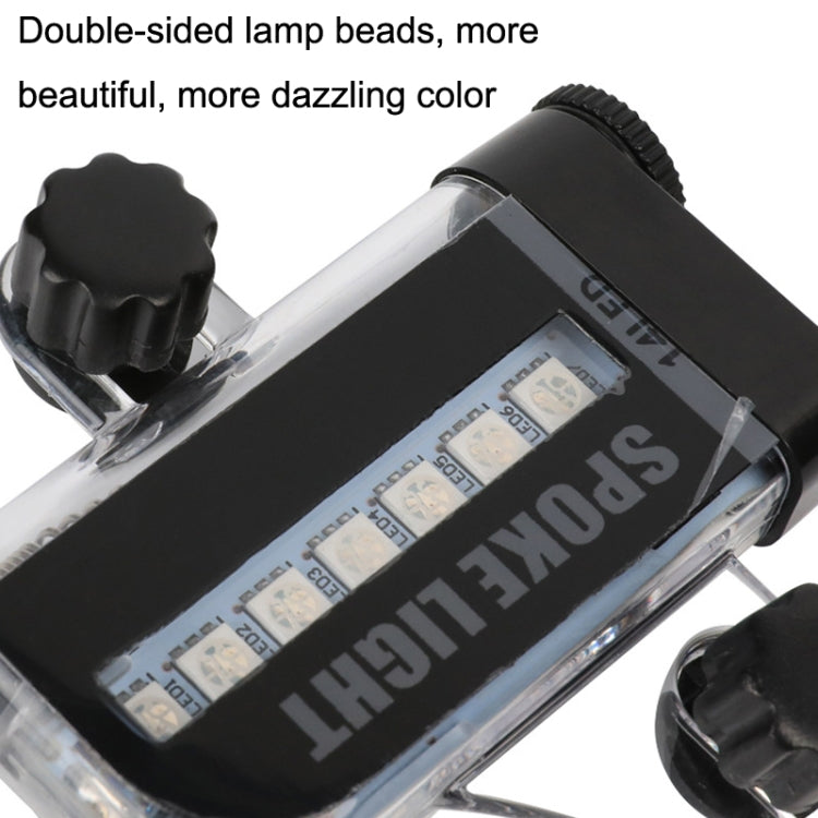 A02 Bike Double-Sided Hot Wheels Mountain Bike Steel Wire Colorful Spokes Lamp - Decorative Lights by PMC TechLife | Online Shopping South Africa | PMC TechLife | Buy Now Pay Later Mobicred