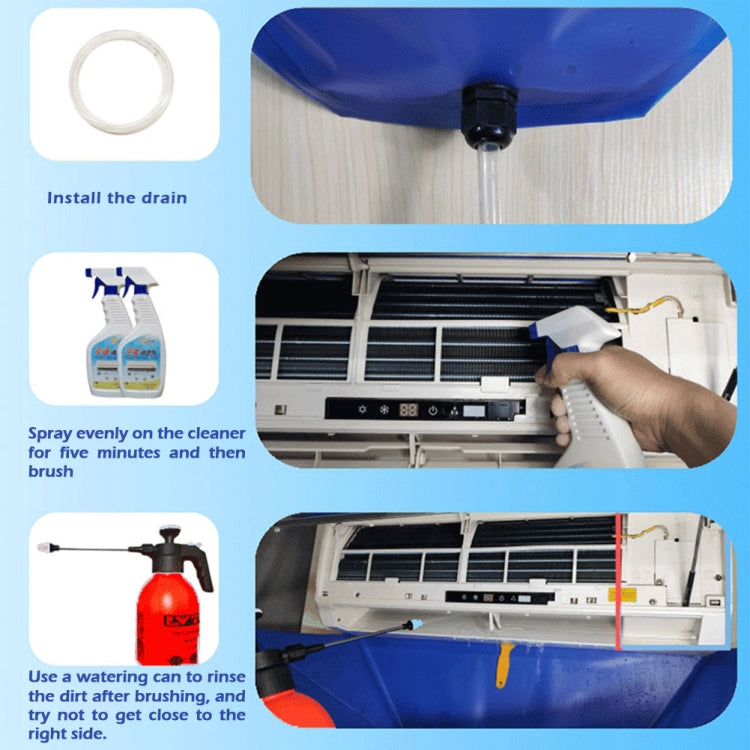 10 In 1 Air Conditioner Cleaning Cover Portable Split Air Conditioning Cleaning Bag - Air Conditioning & Accessories by PMC TechLife | Online Shopping South Africa | PMC TechLife