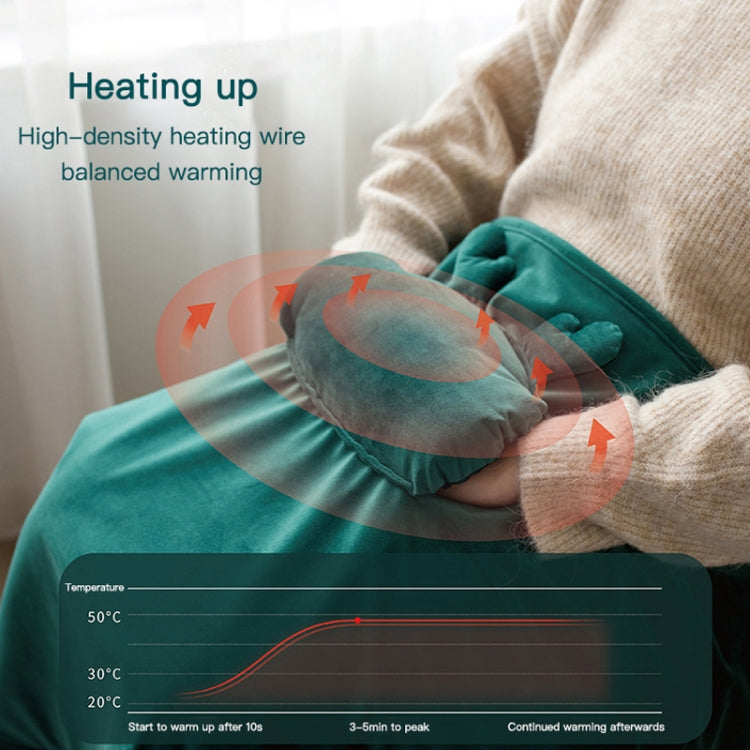 AI-540 72x115cm USB Body Warmer Blanket Office Heater Electric Heating Shawl(Khaki Elk Stripes)
