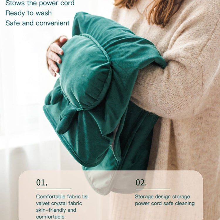 AI-540 72x115cm USB Body Warmer Blanket Office Heater Electric Heating Shawl(Khaki Elk Stripes)
