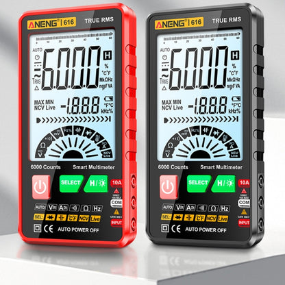 ANENG 616 Automatic High-precision Digital Display Capacitance Multimeter, Color: Red(Color Box) - free shipping - PMC Jewellery - Order now!