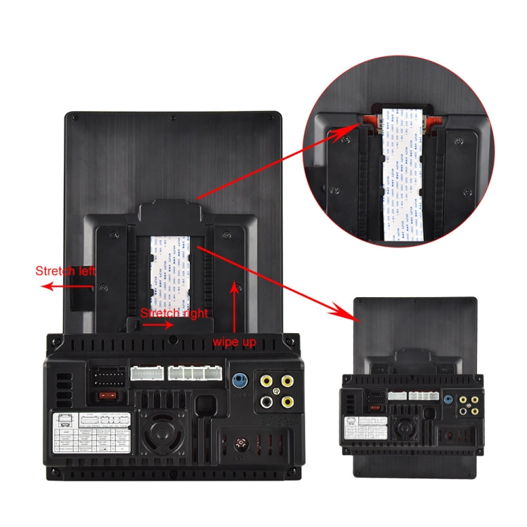 9520C Double Spindle 9.5 inch Vertical Screen Car MP5 Player, Style: Standard+AHD Camera - Car MP3 & MP4 & MP5 by PMC TechLife | Online Shopping South Africa | PMC TechLife | Buy Now Pay Later Mobicred