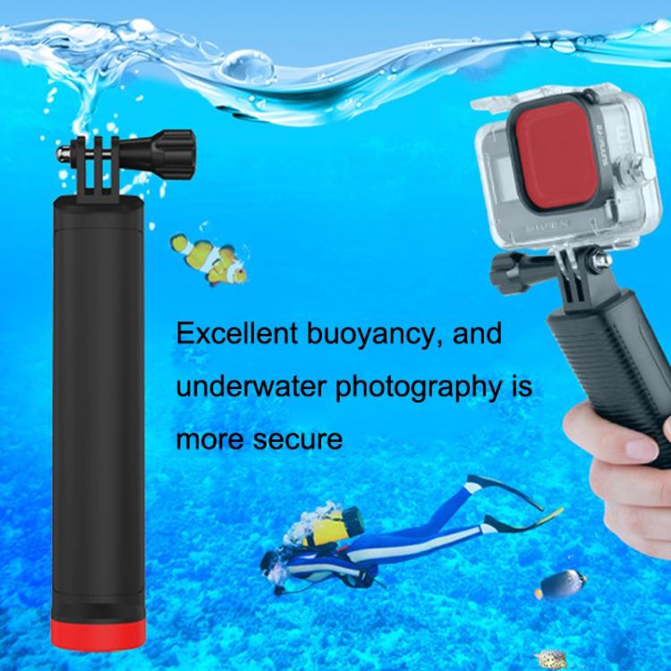 Sunnylife TY-Q9260 For Action 3 / GoPro Hero 11 / 360 ONE RS Action Camera Handle Floating Rod(Black) - free shipping - PMC TechLife - Order now!