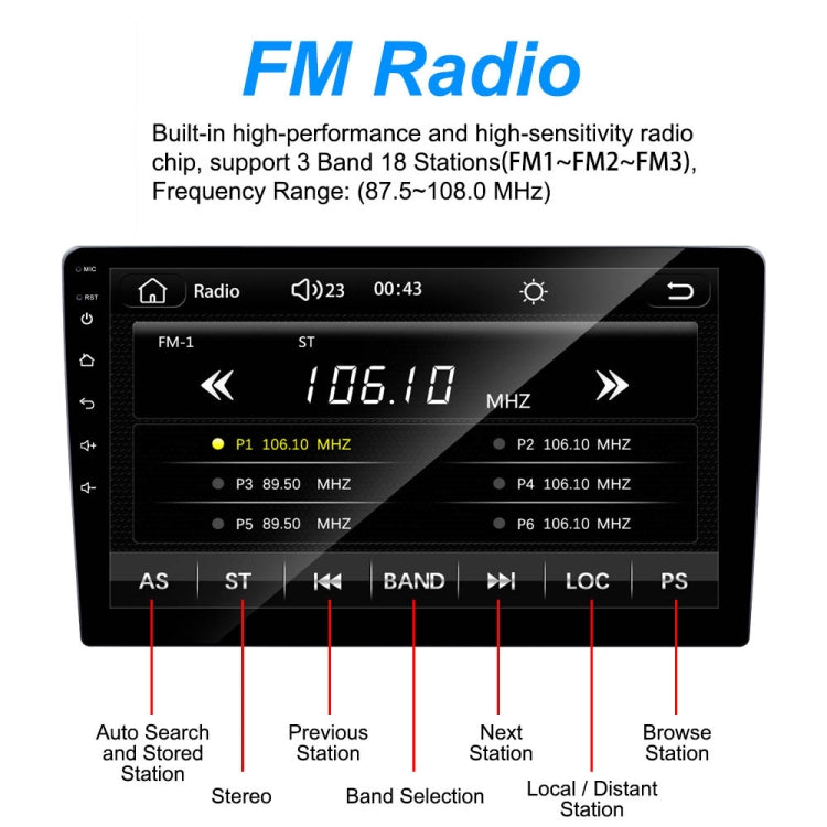 C7001 7 inch Touch Screen Built-In CarPlay Car MP5 Player, Style: Standard+4 Light Camera - Car MP3 & MP4 & MP5 by PMC TechLife | Online Shopping South Africa | PMC TechLife | Buy Now Pay Later Mobicred