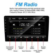 C7001 7 inch Touch Screen Built-In CarPlay Car MP5 Player, Style: Standard+8 Light Camera