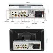 1310C 10.1 inch Car Full Screen Touch HD MP5 Wired Carplay Player, Style: Standard+12 Light Camera