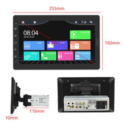 1310C 10.1 inch Car Full Screen Touch HD MP5 Wired Carplay Player, Style: Standard+AHD Camera