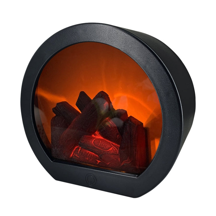 Simulation Flame Touch Switch Fireplace Light Ornaments(Semi-circular) - Novelty Lighting by PMC TechLife | Online Shopping South Africa | PMC TechLife | Buy Now Pay Later Mobicred