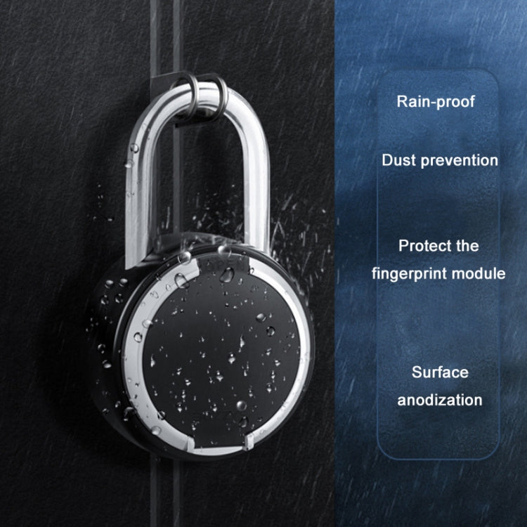 P3Z-TY Outdoor Waterproof Electronic Intelligent Fingerprint Padlock - Padlocks by PMC Jewellery | Online Shopping South Africa | PMC Jewellery | Buy Now Pay Later Mobicred