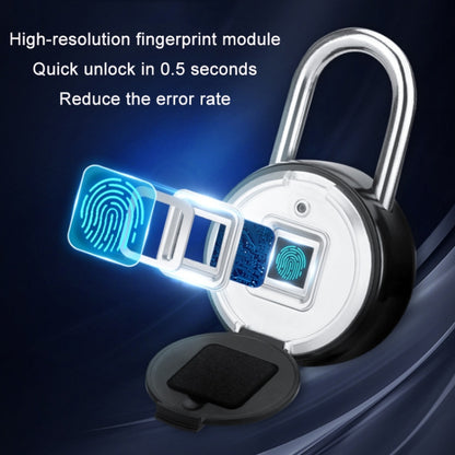 P3Z-TY Outdoor Waterproof Electronic Intelligent Fingerprint Padlock - Padlocks by PMC Jewellery | Online Shopping South Africa | PMC Jewellery | Buy Now Pay Later Mobicred