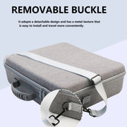 For PS5 Slim Game Console EVA Storage Bag Handbag Carrying Case(1959 Gray)