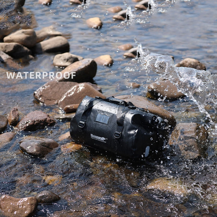 Rhinowalk MT20450 45L Large Capacity Portable Waterproof Motorcycle Tail Bag(Black) - free shipping - PMC Jewellery - Order now!