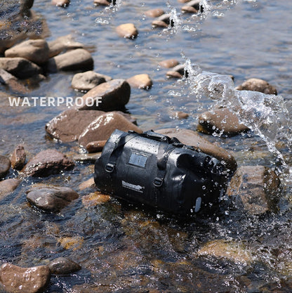 Rhinowalk MT20450 45L Large Capacity Portable Waterproof Motorcycle Tail Bag(Black) - free shipping - PMC Jewellery - Order now!
