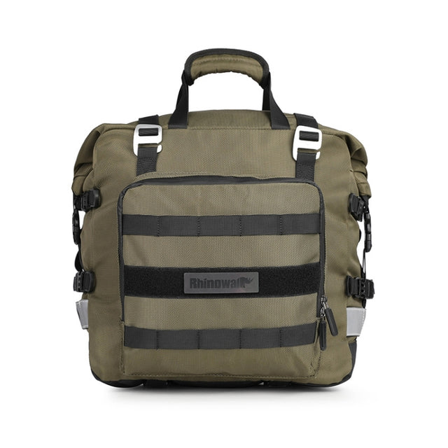 Rhinowalk MT2040 20L Large Capacity Water-resistant Quick Release Motorcycle Side Bag(Green)