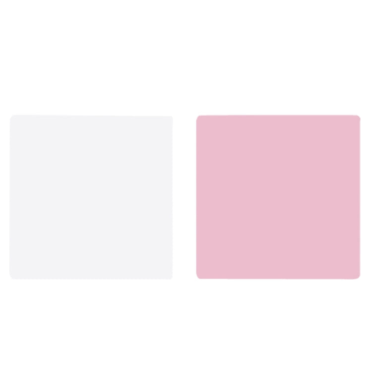 40x40CM Double-sided Photography Background Board Food Photo Props(White / Skin Pink) - Solid Color by PMC TechLife | Online Shopping South Africa | PMC TechLife | Buy Now Pay Later Mobicred