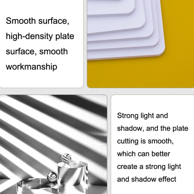 Still Life Portrait Products Photography Light Shadow Props Outdoor Light Shadow Board(Slant Angle Wide Bar)
