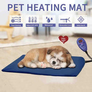 30x30cm Red 12V Low Voltage Multifunctional Warm Pet Heating Pad Pet Electric Blanket(US Plug)