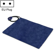 40x30cm Blue 12V Low Voltage Multifunctional Warm Pet Heating Pad Pet Electric Blanket(EU Plug)