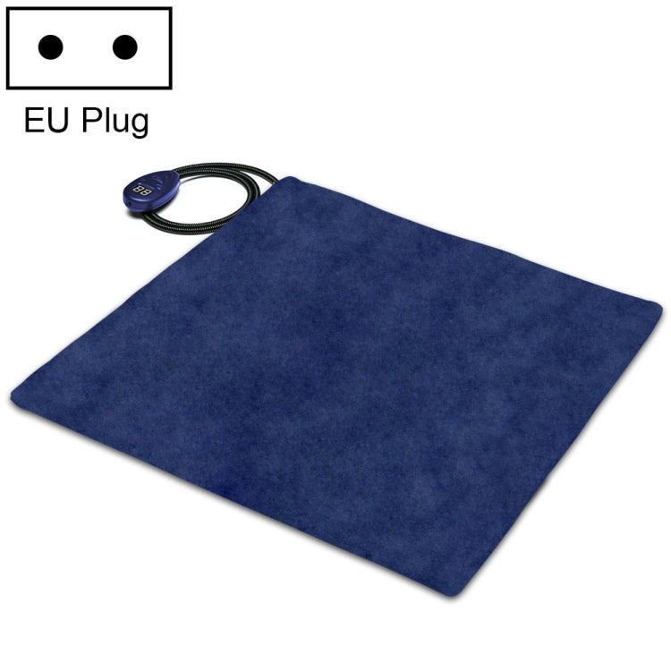 50x50cm Blue 12V Low Voltage Multifunctional Warm Pet Heating Pad Pet Electric Blanket(EU Plug) - Pads by PMC TechLife | Online Shopping South Africa | PMC TechLife