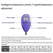 50x50cm Blue 12V Low Voltage Multifunctional Warm Pet Heating Pad Pet Electric Blanket(UK Plug)
