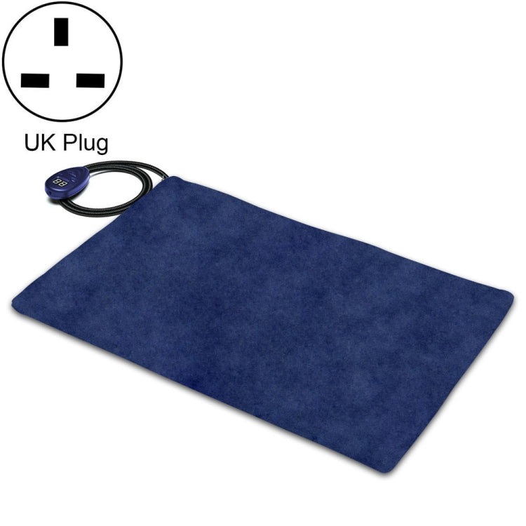 65x40cm Blue 12V Low Voltage Multifunctional Warm Pet Heating Pad Pet Electric Blanket(UK Plug) - Pads by PMC TechLife | Online Shopping South Africa | PMC TechLife | Buy Now Pay Later Mobicred
