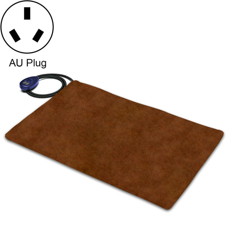 65x40cm Coffee 12V Low Voltage Multifunctional Warm Pet Heating Pad Pet Electric Blanket(AU Plug) - Pads by PMC TechLife | Online Shopping South Africa | PMC TechLife | Buy Now Pay Later Mobicred