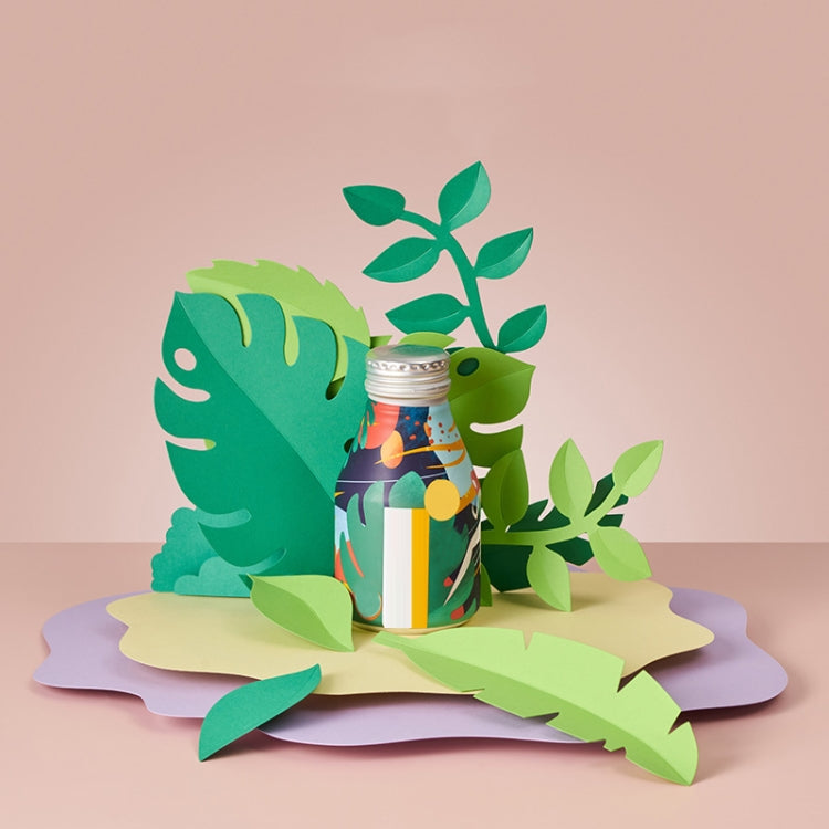 Paper-cut Leaf Ornaments Photography Props(Light Green)