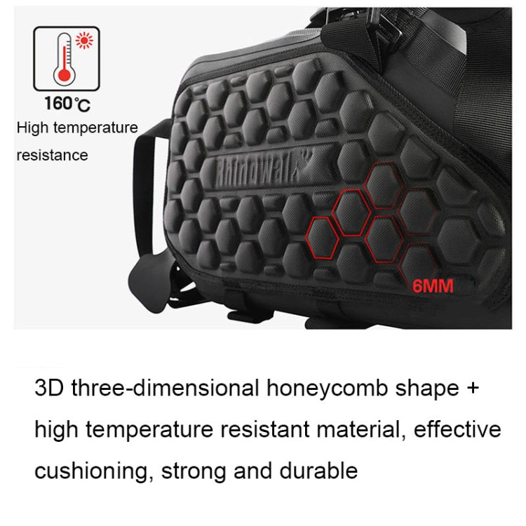 Rhinowalk MT1428 Large-capacity Waterproof and Wear-resistant Motorcycle Double-side Bag(Black) - Bags & Luggages by PMC TechLife | Online Shopping South Africa | PMC TechLife | Buy Now Pay Later Mobicred