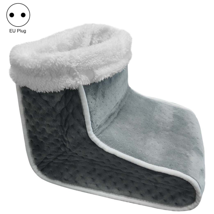 Plug-in High-top Electric Foot Warmer Heated Foot Warmer Boots EU Plug 230V(Dark Gray) - Electric Heaters by PMC TechLife | Online Shopping South Africa | PMC TechLife | Buy Now Pay Later Mobicred