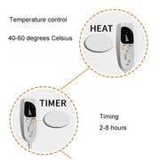 Plug-in High-top Electric Foot Warmer Heated Foot Warmer Boots US Plug 120V(Dark Gray)