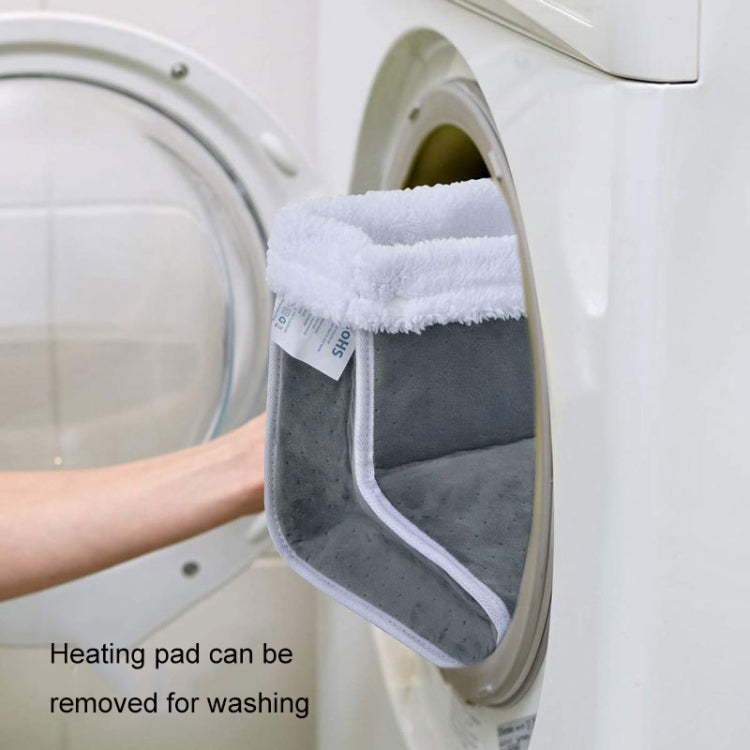 Plug-in High-top Electric Foot Warmer Heated Foot Warmer Boots US Plug 120V(Dark Gray) - Electric Heaters by PMC TechLife | Online Shopping South Africa | PMC TechLife | Buy Now Pay Later Mobicred