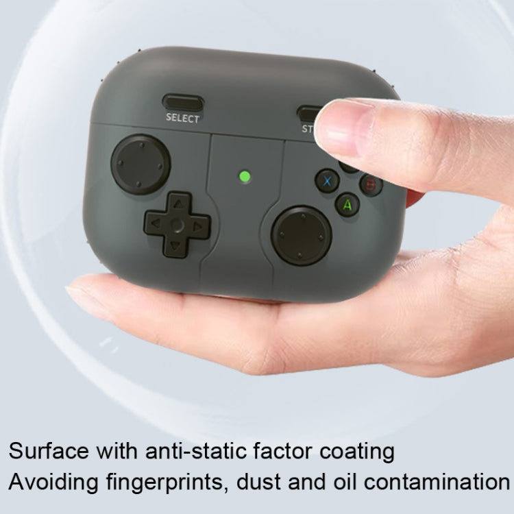 For Airpods Pro 2 Soft Shell Drop-proof Silicone Headphone Cover With Hook (Green) - For AirPods Pro 2 by PMC Jewellery | Online Shopping South Africa | PMC Jewellery | Buy Now Pay Later Mobicred